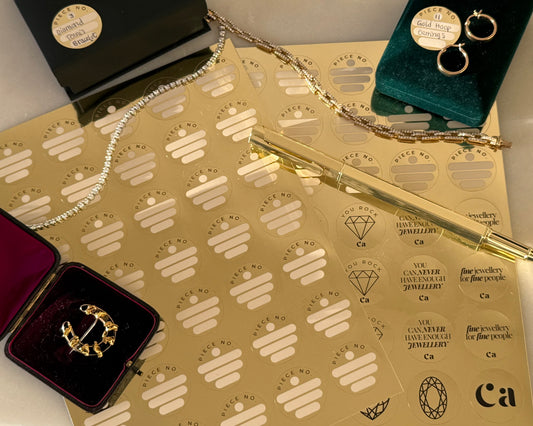 Jewellery Box Organising Stickers