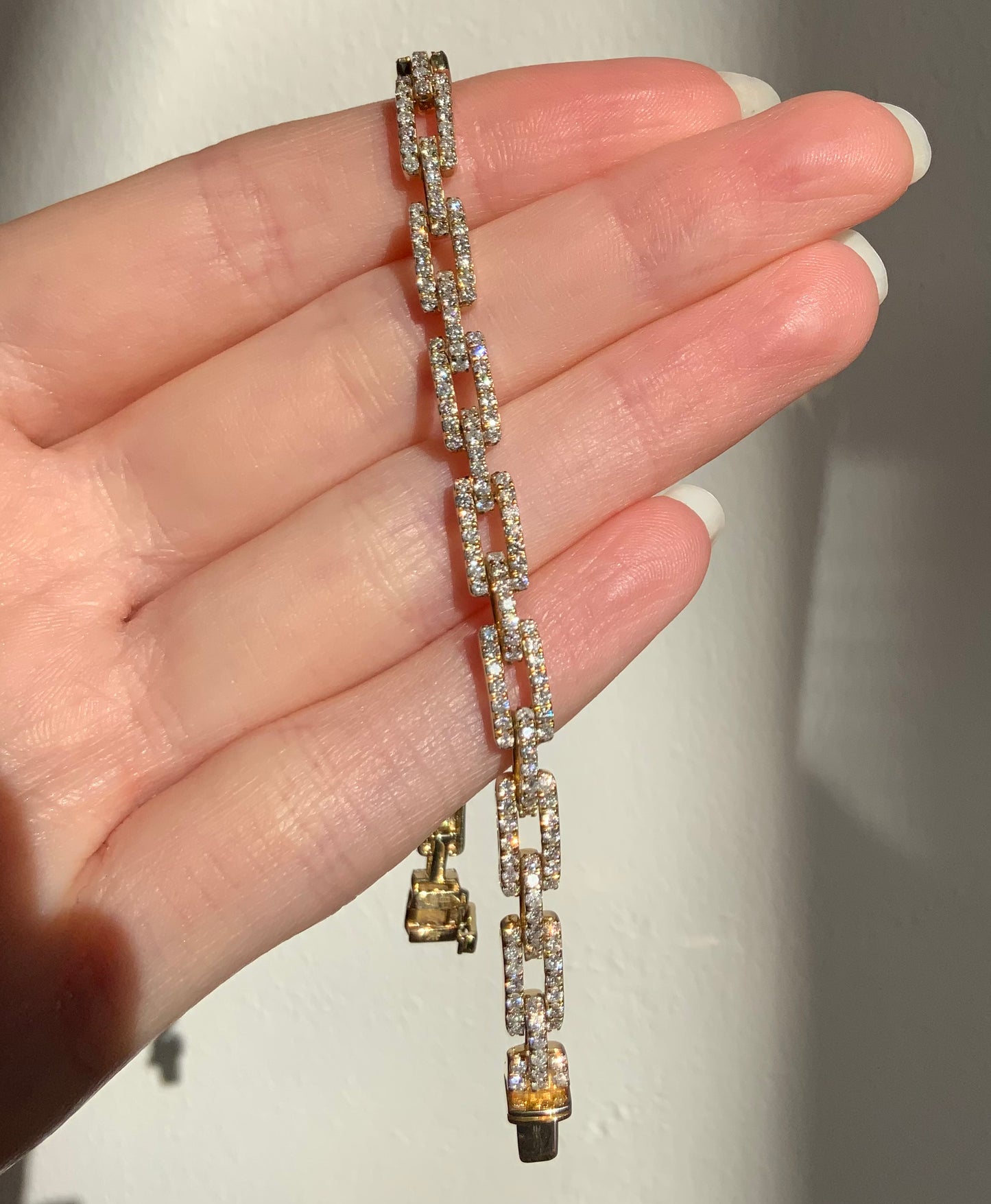 3ct Diamond Link Bracelet