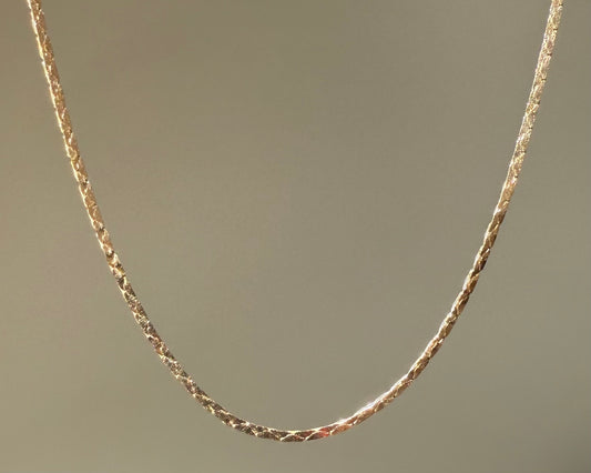 Pre-Owned 9ct Mini Cobra Link Bracelet